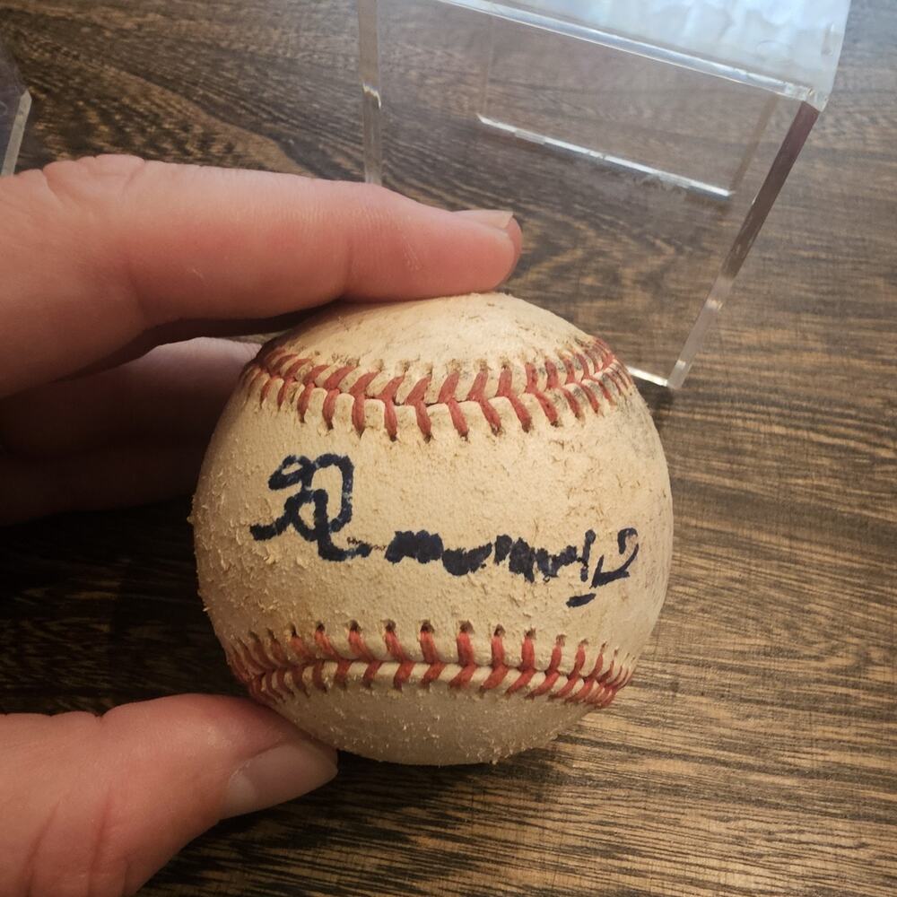 Autographed Signed Auto Unknown Player Selig MLB Baseball